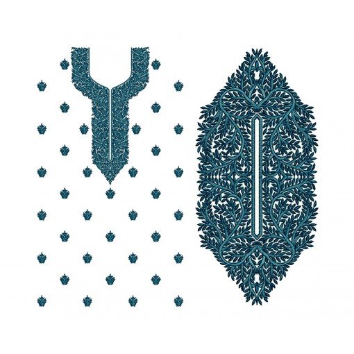 9025 Dress Embroidery Design