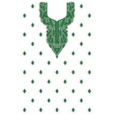 9029 Dress Embroidery Design
