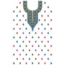 9088 Dress Embroidery Design