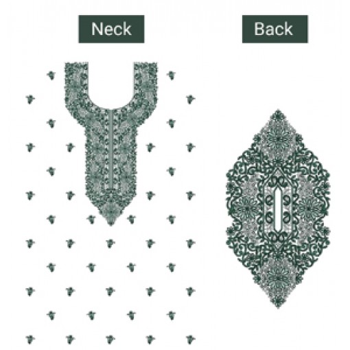 9097 Dress Embroidery Design