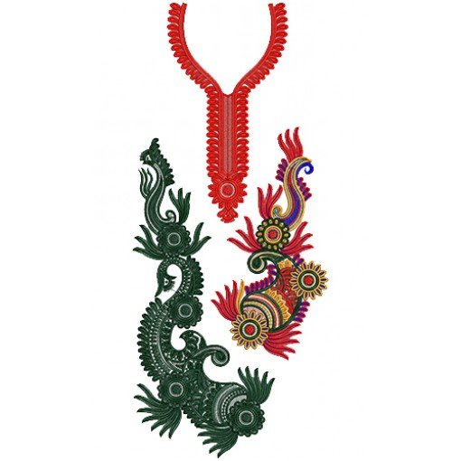 9150 Dress Embroidery Design