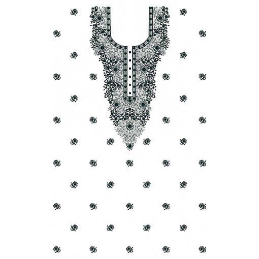 9220 Dress Embroidery Design