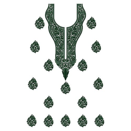 9290 Dress Embroidery Design