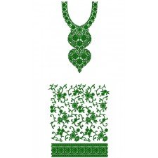 9295 Dress Embroidery Design