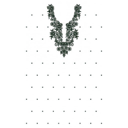 9298 Dress Embroidery Design