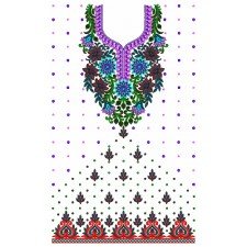 9433 Dress Embroidery Design