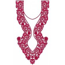 9589 Dress Embriodery Design