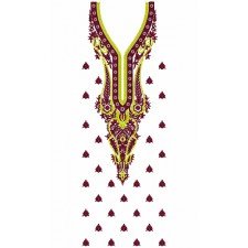 9640 Dress Embroidery Design