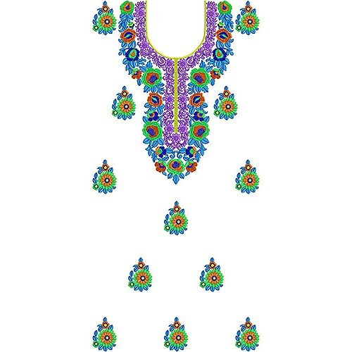 African Kaftan Fashion Embroidery Design 25231