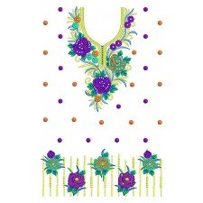 Current French Fashion Embroidery Design 25232