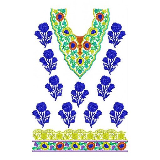 Short African Kaftan Dress Embroidery Design 25236