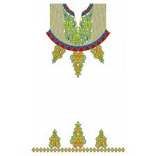 Mexican Bohemian Attract Embroidery Dress Design 25239