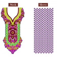 AC02AMD 01 Neck Embroidery Design AC02AMD 01 Neck Embroidery Design