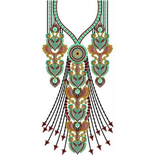 Lovely Dress Embroidery Neck Design