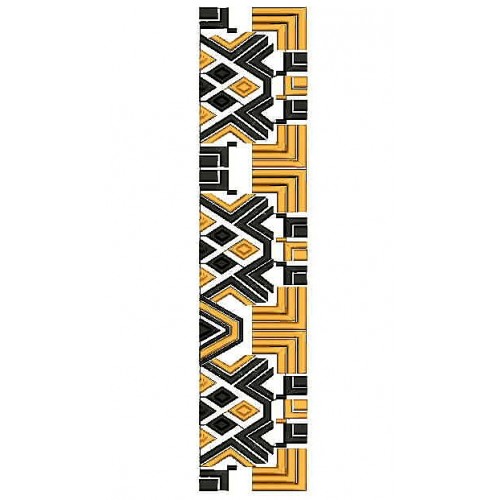 Moroccan Caftan Long Neck Embroidery Design 24841