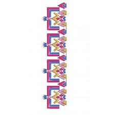 Moroccan Long Neck Embroidery Design 24710