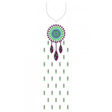 Latkan Style Fashionable Kurti Embroidery Design 24701