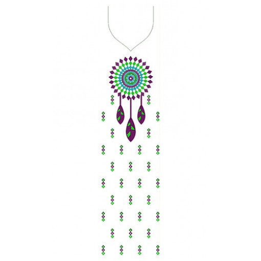 Latkan Style Fashionable Kurti Embroidery Design 24701
