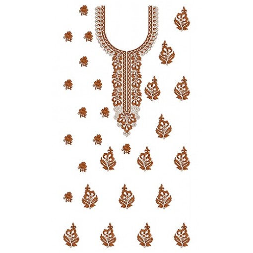 Sustainable Suit Embroidery Design - 24333
