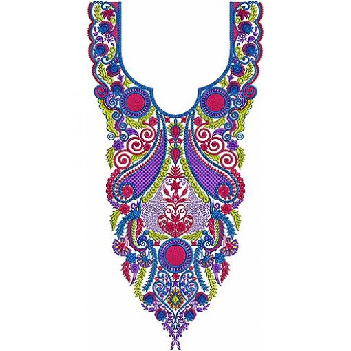 Heavy Full Embroidery Dress Design