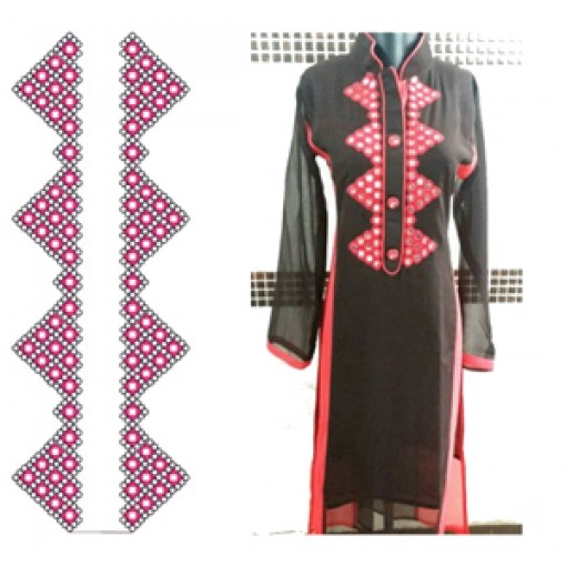 Amazing Long Prom Dresses Embroidery Design