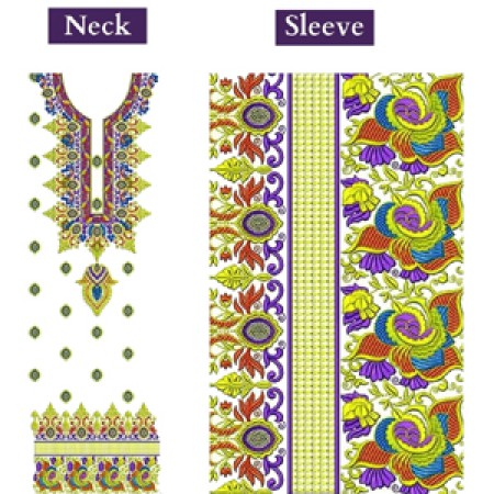Automatic Computrised Machine Embroidery Design | Dresses