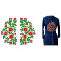 Awesome Pakistani Robe Suit Embroidery Design