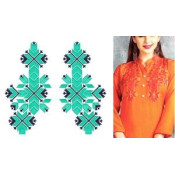 Beautiful Pakistani Mehndi Dress Embroidery Design