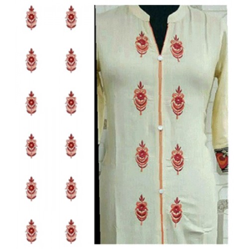 Cheongsam Dress Embroidery Design