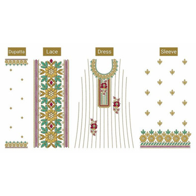 Embroidery Dress For Pakistani Suit
