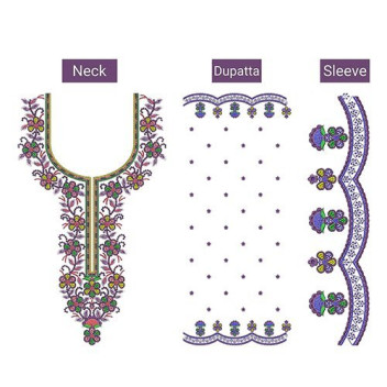 Full Set Of Embroidery Dress