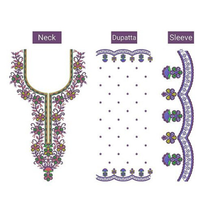 Full Set Of Embroidery Dress