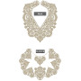 Macedonian Sleeve And Neck Cording Embroidery Design