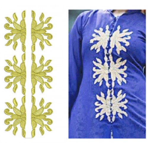 Ottoman Gold Embroidery Dress Design
