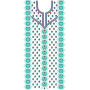Aari Embroidery Center Panel Dress Design