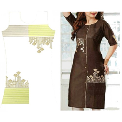 Versatile Dress Embroidery Design 20021