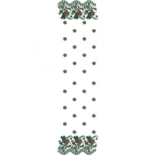 10054 Scarf Embroidery Design