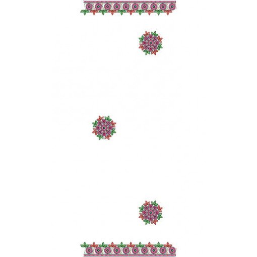 10060 Scarf Embroidery Design