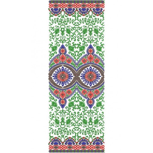 10308 Dupatta Embroidery Design