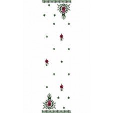 10355 Dupatta Embroidery Design