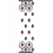 10360 Dupatta Embroidery Design