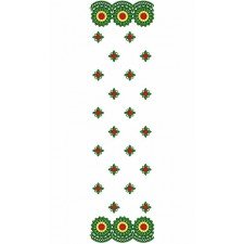 10362 Dupatta Embroidery Design