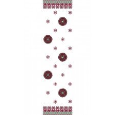 10363 Dupatta Embroidery Design