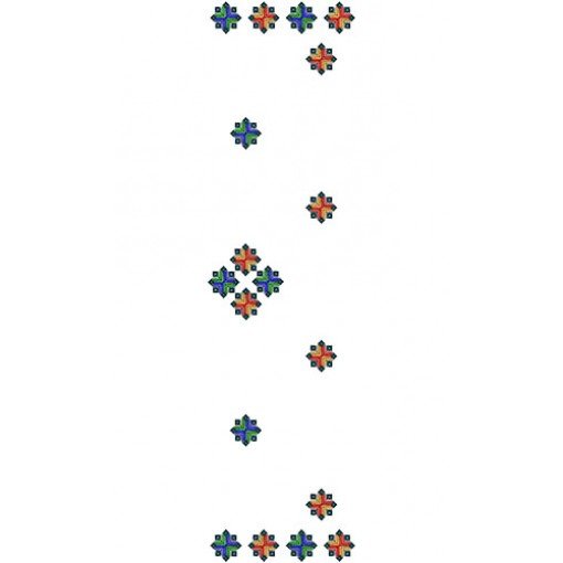 10510 Dupatta Embroidery Design