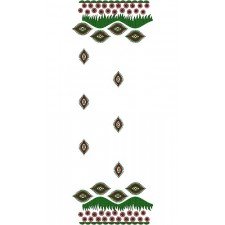 10515 Dupatta Embroidery Design