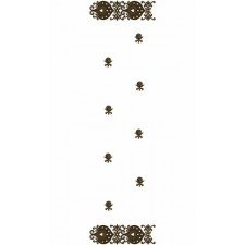 Dupatta Embroidery Design 10518