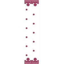 Dupatta Embroidery Design 10765