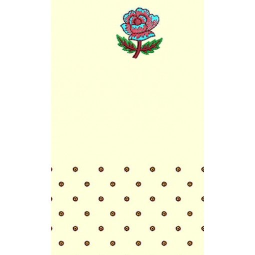 11548 Dupatta Embroidery Design