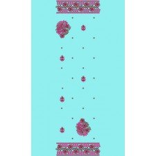 11552 Dupatta Embroidery Design