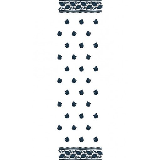 Summer Scarf Embroidery Design 12449